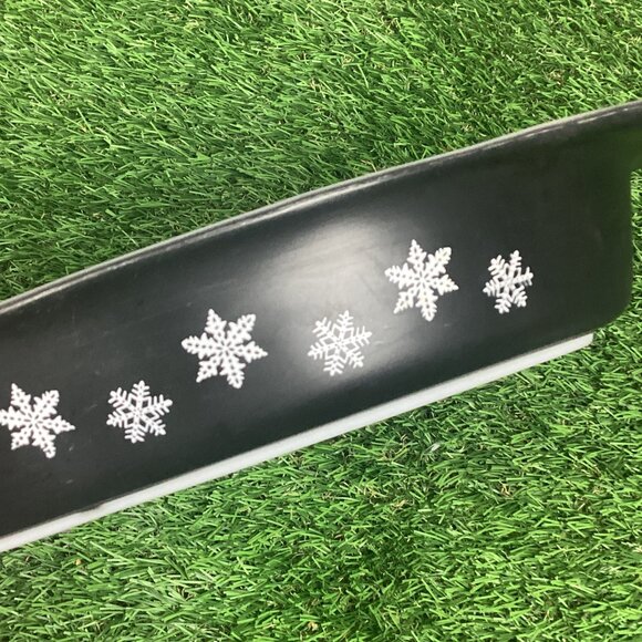 Vintage Pyrex Black Snowflake Oval Divided Serving Dish w/ Lid 1½ Qt. - Picture 8 of 16